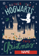 Harry Potter Personalised Any Name  Hogwarts  Christmas Card For Discount