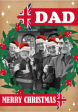 Dad s Army Personalised Wreath Christmas Card Online