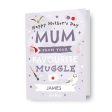 Harry Potter Personalised  Favourite Muggle  Mother s Day Card Online