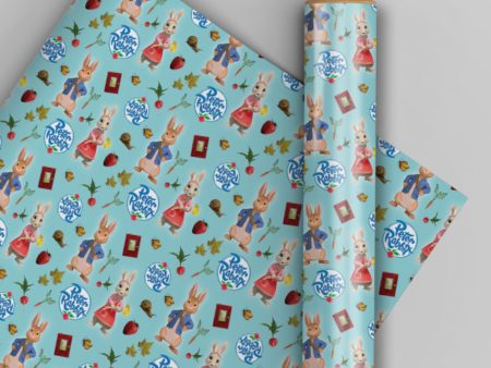 Peter Rabbit 4m Roll Wrapping Paper Discount