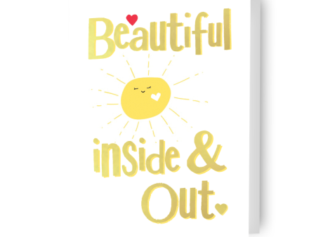 Brightside  Beautiful Inside & Out  Blank Card Online Hot Sale