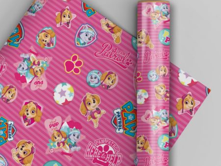 Paw Patrol 4m Roll Wrapping Paper Discount