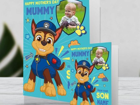 Paw Patrol Giant Personalised Mother s Day Card  From Your Son  Cheap