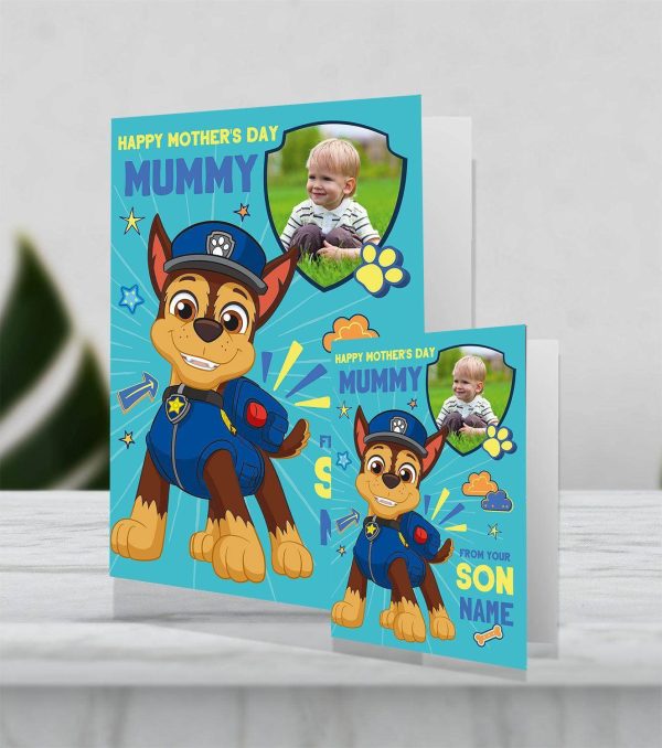 Paw Patrol Giant Personalised Mother s Day Card  From Your Son  Cheap