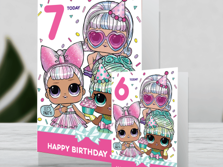 LOL Surprise Giant Personalised Birthday Card Online Hot Sale