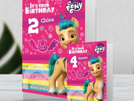 My Little Pony Giant Personalised  It s Your Birthday  Card Discount