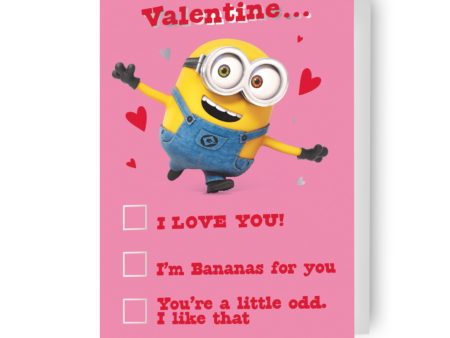 Despicable Me Minions  Valentine...  Valentine s Day Card Online Hot Sale