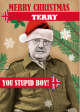 Dad s Army Personalised  You Stupid  Christmas Card on Sale