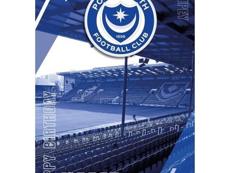 Portsmouth FC Personalised Birthday Card Online