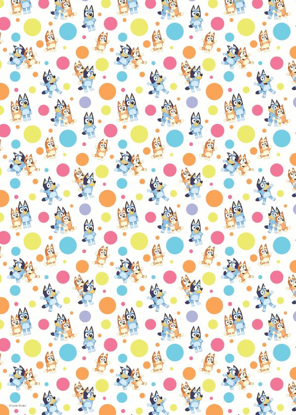 Bluey 2m Roll Wrapping Paper For Sale