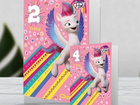 My Little Pony Giant Personalised Rainbow Birthday Card Supply