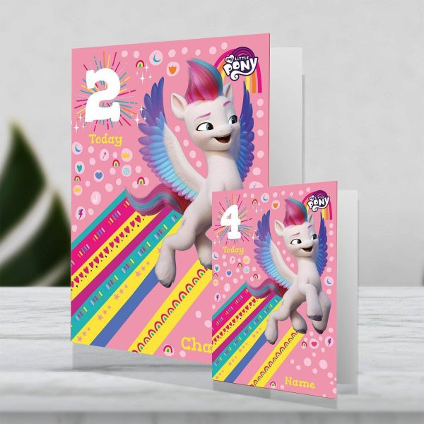 My Little Pony Giant Personalised Rainbow Birthday Card Supply