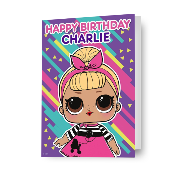 LOL Surprise Personalised Any Name  Happy Birthday  Card For Sale