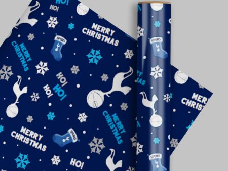 Tottenham Hotspur FC Christmas 2 Sheets & 2 Tags Gift Wrap Sale