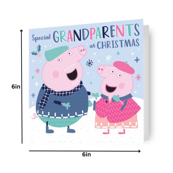 Peppa Pig Grandparents Christmas Card Online