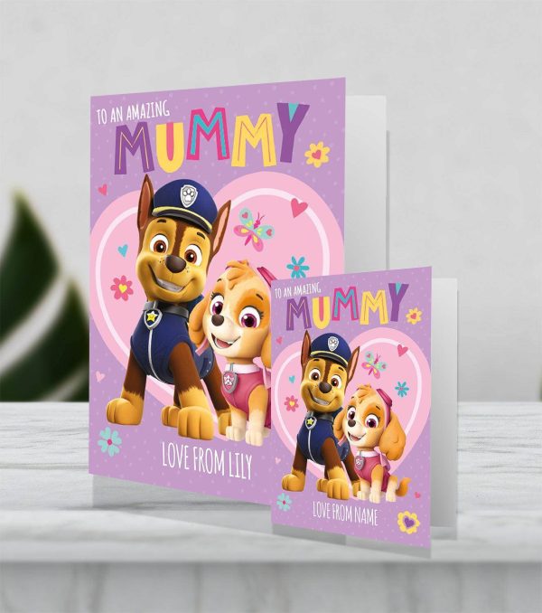 Paw Patrol Giant Personalised  Amazing Mummy  Mother s Day Card Supply