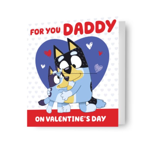 Bluey  Daddy  Valentine s Day Card Online now