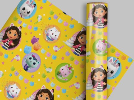 Gabby s Dollhouse 4m Roll Wrapping Paper For Discount