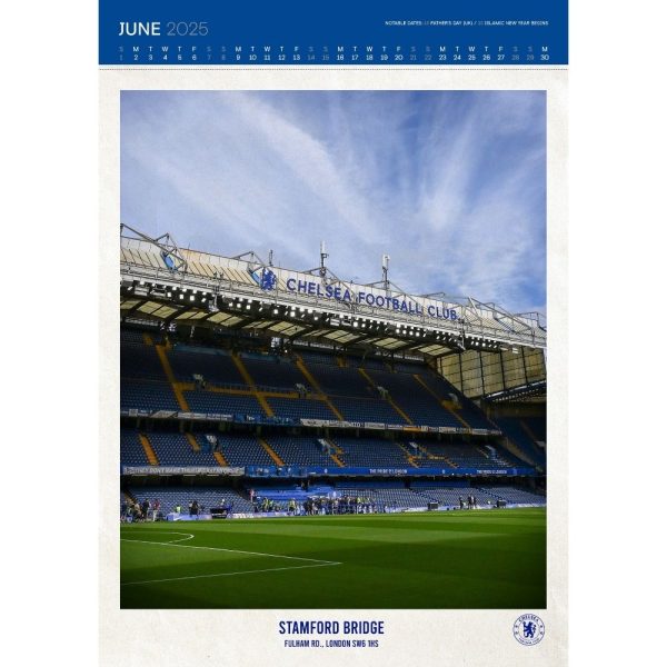 CHELSEA FC 2025 A3 DELUXE CALENDAR Online Hot Sale