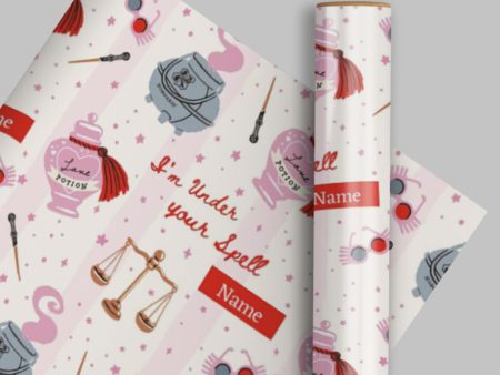 Harry Potter Personalised Valentine s Day Wrapping Paper For Discount