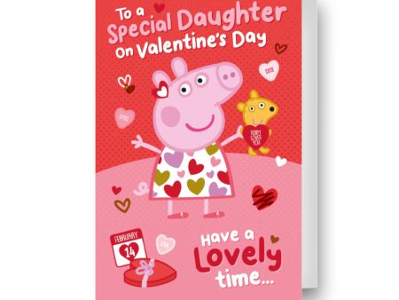 Peppa Pig  Special Daughter  Valentine s Day Card Online Sale