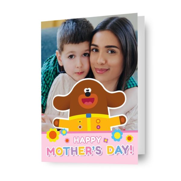 Hey Duggee Personalised Photo  Duggee Hugs  Mother s Day Card Supply