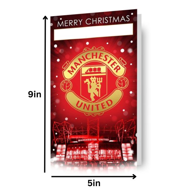 Manchester United FC Any Name Christmas Card Sale