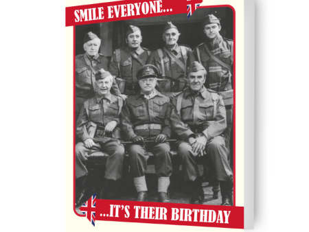 Dad s Army  Smile  Birthday Card Online