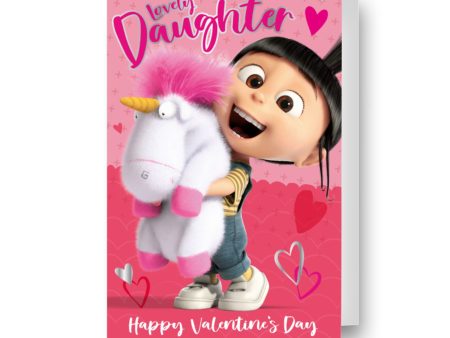 Despicable Me Minions  Lovely Daughter  Valentine s Day Card Online Sale