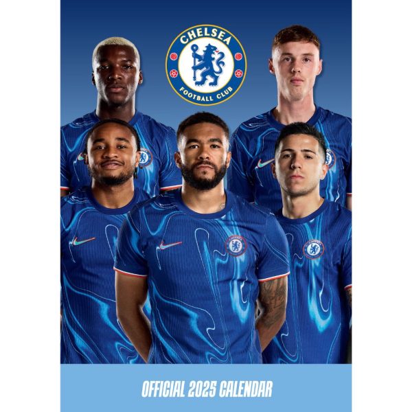 CHELSEA FC 2025 A3 CALENDAR For Discount