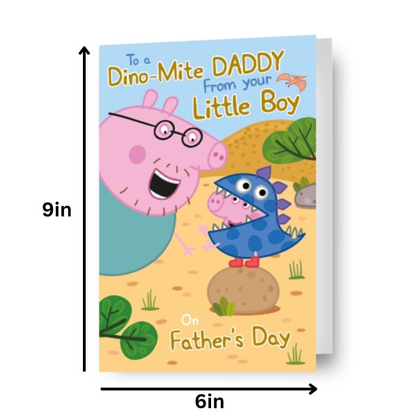 Peppa Pig Father s Day Card  From Your Little Boy  Discount