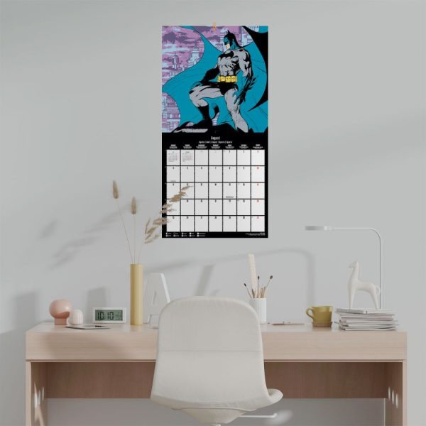 DC COMICS 90TH ANNIVERSARY 2025 SQUARE CALENDAR Supply