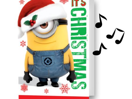 Minions General Christmas Sound Card Online Hot Sale