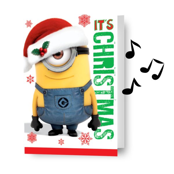 Minions General Christmas Sound Card Online Hot Sale