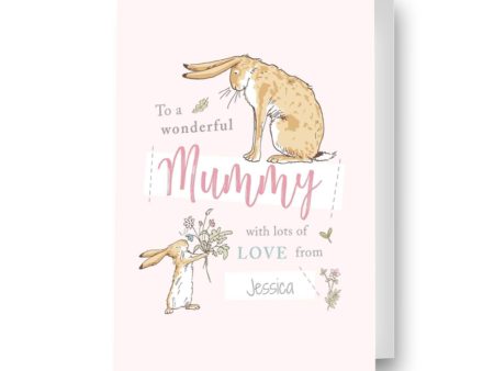 Guess How Much I Love You Personalised  Wonderful Mummy  Mother s Day Card Online