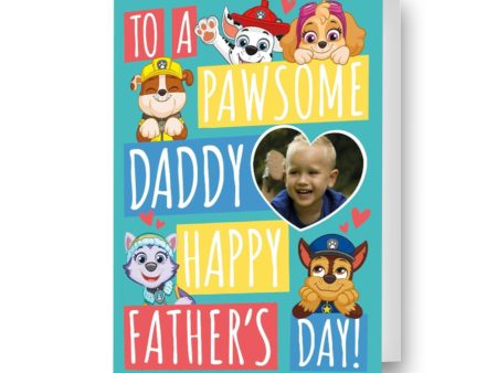 Paw Patrol Personalised Photo Upload Father s Day Card For Sale