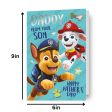 Paw Patrol Father s Day Card  From Your Son  Sale