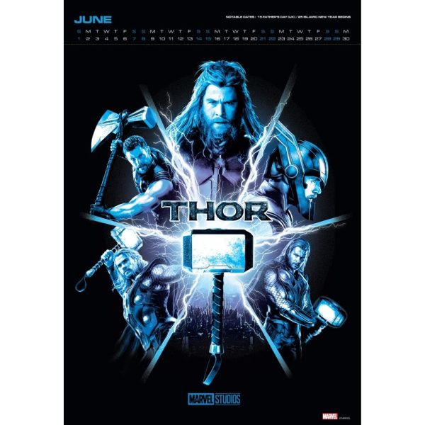 MARVEL 2025 A3 DELUXE CALENDAR Hot on Sale