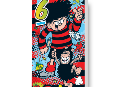 Beano Age 6 Birthday Card Online Sale