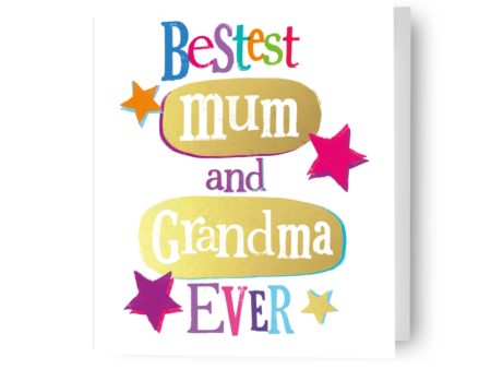 Brightside  Bestest Mum and Grandma  Mother s Day Card Discount