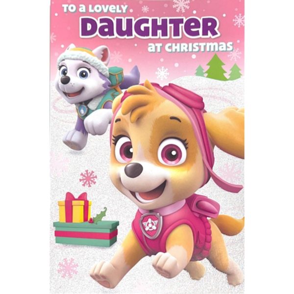 Paw Patrol  Daughter  Christmas Card Hot on Sale