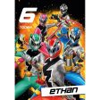 Power Rangers Personalised Birthday Card Supply