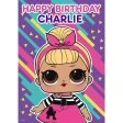 LOL Surprise Personalised Any Name  Happy Birthday  Card For Sale