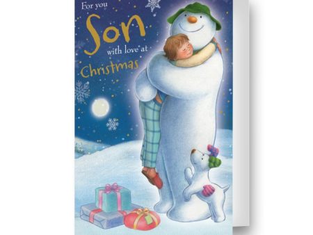 The Snowman Son Christmas Card Fashion