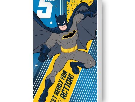 Batman Age 5 Birthday Card For Sale