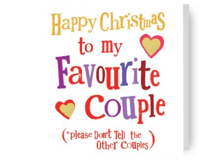 Brightside  Happy Christmas To My Favourite Couple  Christmas Card on Sale