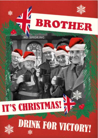 Dad s Army Personalised Christmas Card For Sale