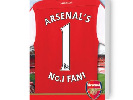 Arsenal FC  No.1  Fan Birthday Card Online