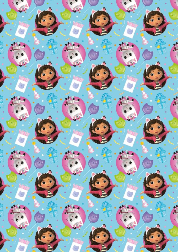 Gabby s Dollhouse 3m Roll Wrapping Paper Online Sale