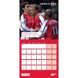 ARSENAL FC LEGENDS 2025 SQUARE CALENDAR Sale